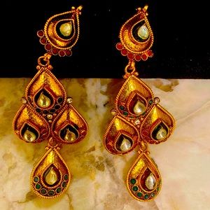 Beautiful Egyptian chandelier earrings